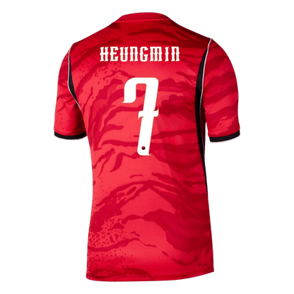 Camiseta Heungmin #7 Corea del Sur 2026 Primera Equipación Copa del Mundo - Versión Hincha