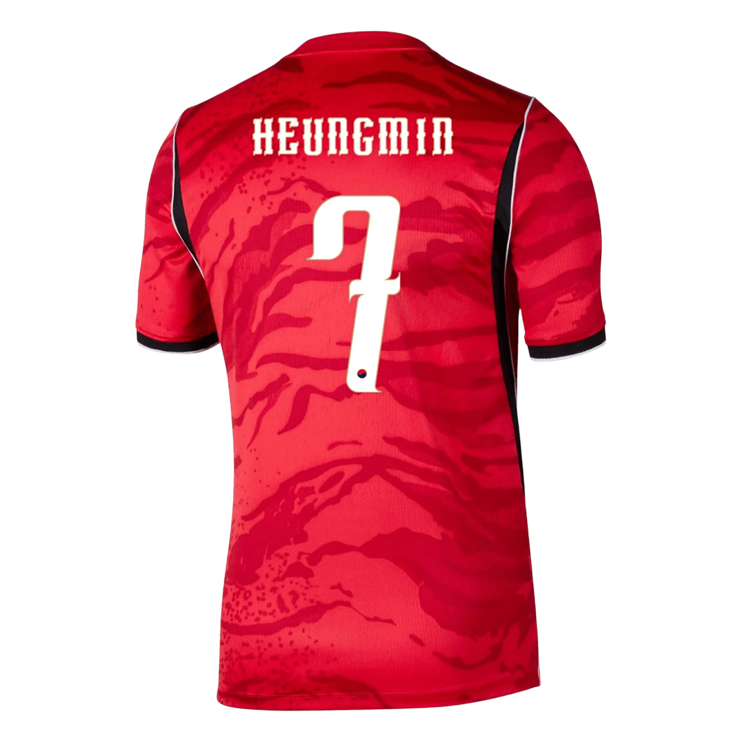 Camiseta Heungmin #7 Corea del Sur 2026 Primera Equipación Copa del Mundo - Versión Hincha