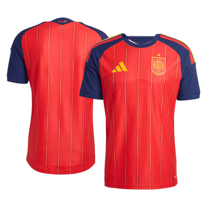 Camiseta Auténtica España 2026 Primera Equipación Copa del Mundo - Versión Jugador