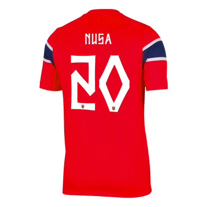 Camiseta Nusa #20 Noruega 2026 Primera Equipación Copa del Mundo - Versión Hincha - Vista 2