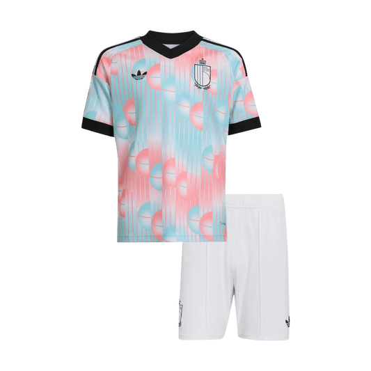 Conjunto Infantil Bélgica 2026 Segunda Equipación Copa del Mundo
