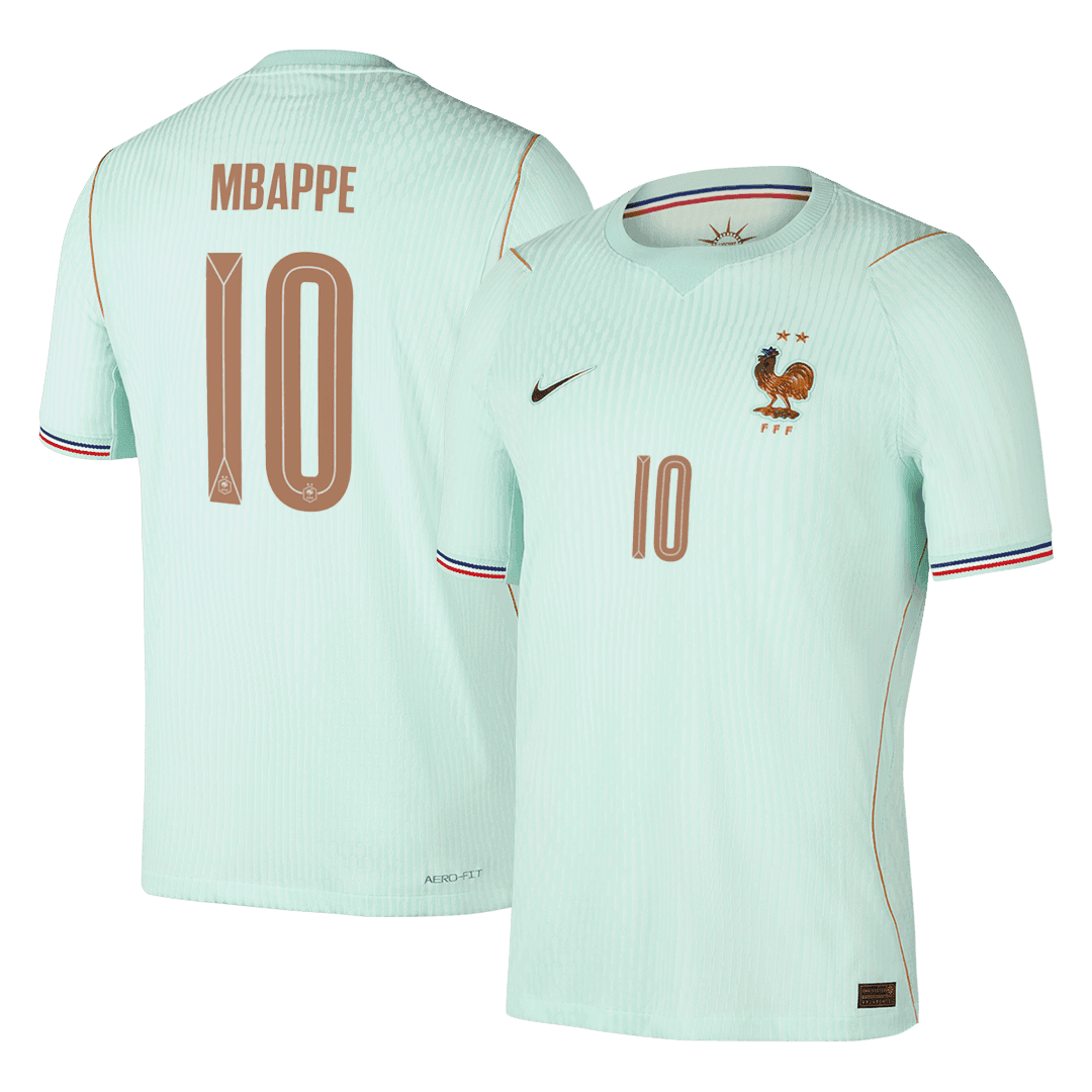 Camiseta Auténtica Mbappe #10 Francia 2026 Segunda Equipación Copa del Mundo - Versión Jugador