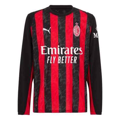 Manga Larga AC Milan 2025/26 Primera Equipación - Versión Hincha