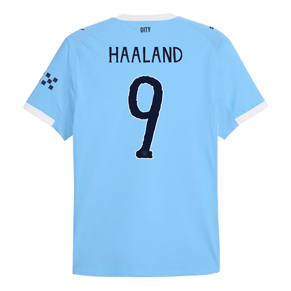 Camiseta HAALAND #9 Manchester City 2025/26 Copa Mundial de Clubes Primera Equipación Hombre-Versión Jugador